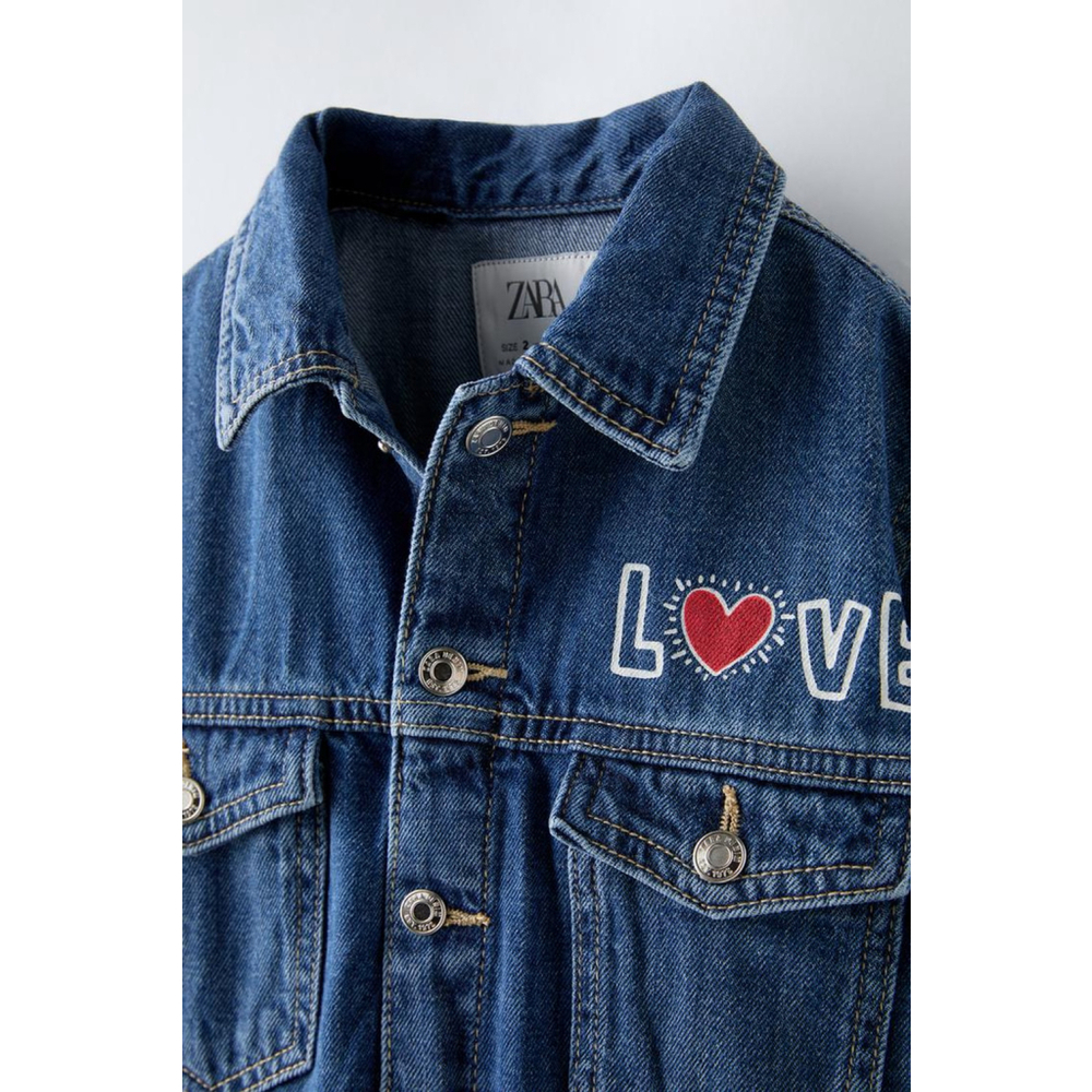 Zara x Keith Haring Denim Set Size 3 - Picture 7 of 7